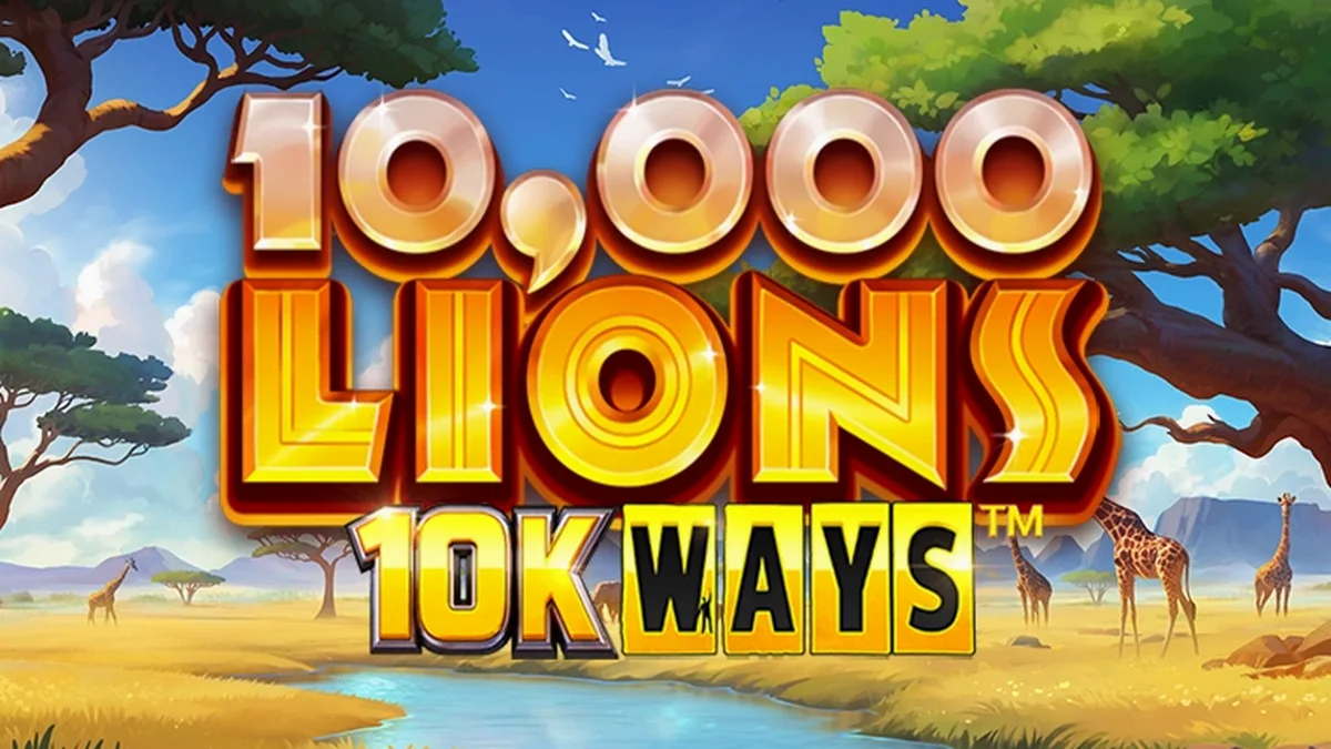 Ang makulay at masiglang interface ng 10,000 Lions 10K Ways slot.