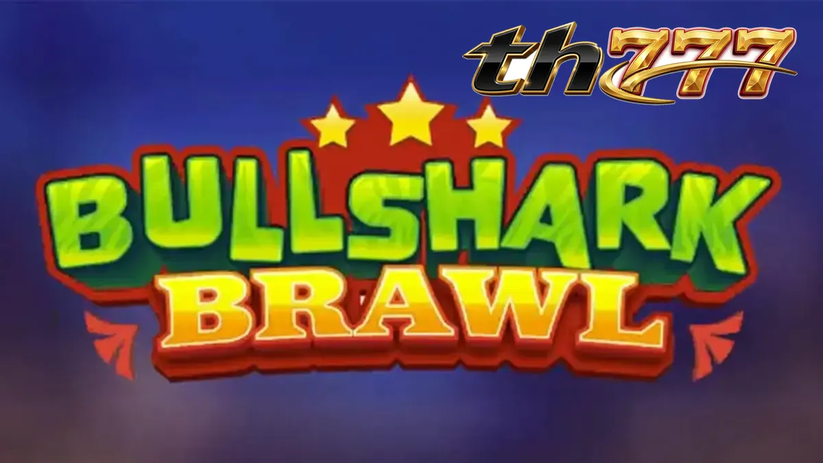 Isang makulay na underwater wrestling ring na may mga shark luchador sa Bullshark Brawl slot.